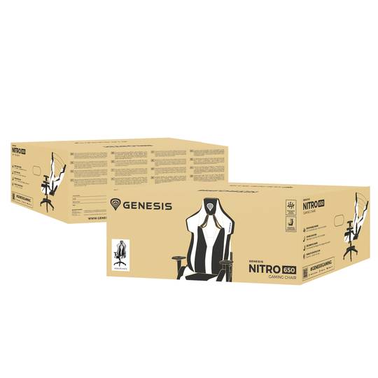 Fotel gamingowy Nitro 650 Howlite firmy Genesis biały NFG-1849