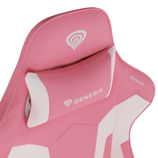 Cadeira gamer Genesis Nitro 710 rosa e branca