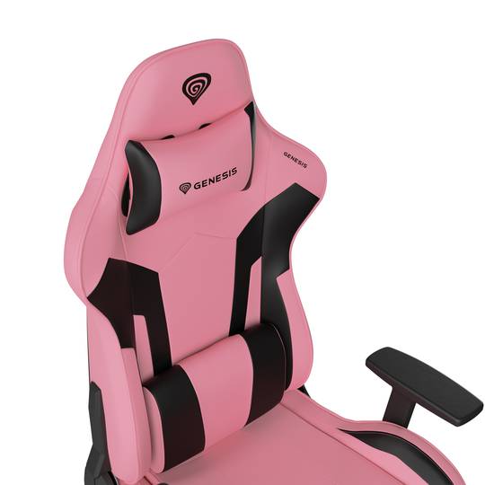 Sedia da gioco Nitro 720 di Genesis rosa e nera