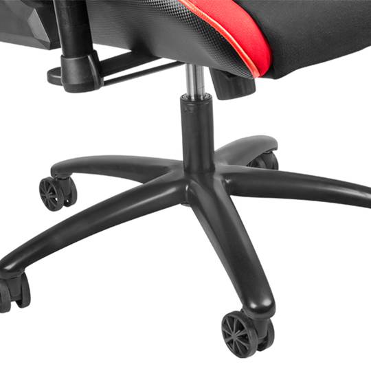 Zwarte Genesis Nitro 770 Gaming stoel met rode details SX77