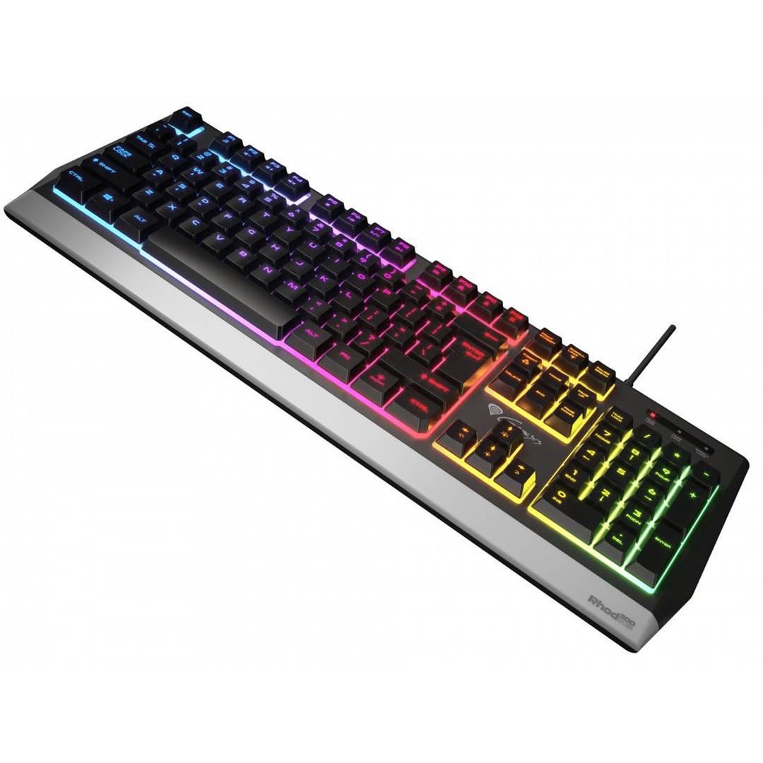 Gaming keyboard Rhod 300 from Genesis with RGB backlight Spanish design