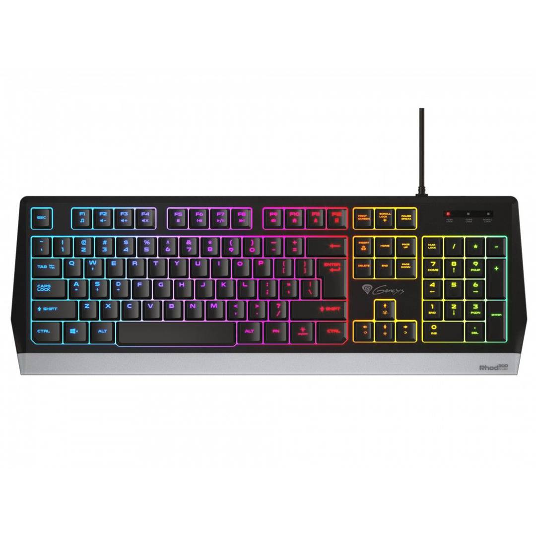 Gaming keyboard Rhod 300 from Genesis with RGB backlight Spanish design