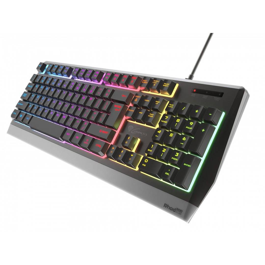 Gaming keyboard Rhod 300 from Genesis with RGB backlight Spanish design