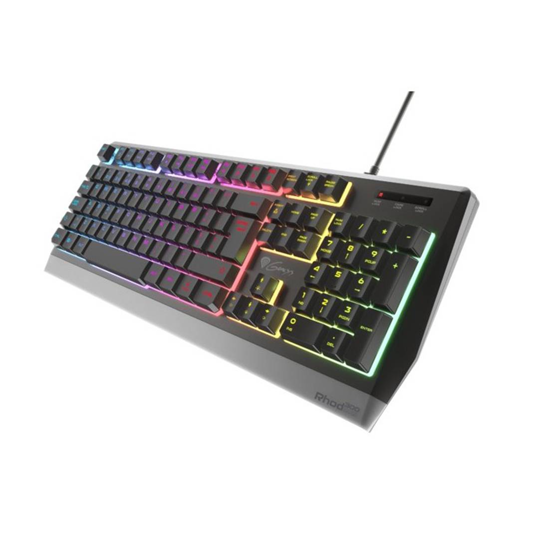 Teclado gaming Rhod 300 da Genesis com retroiluminação RGB Design português