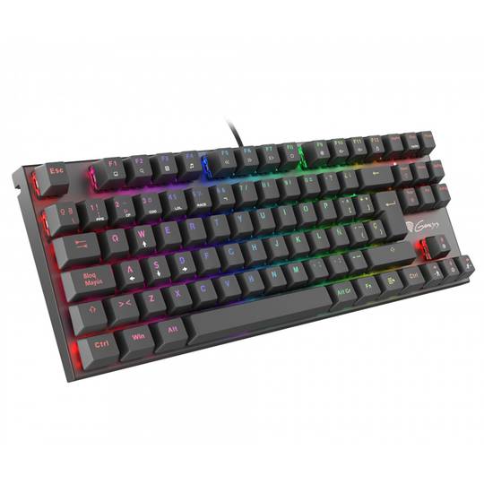 Teclado Gaming Thor 300 TKL de Genesis con retroiluminación y interruptores rojos