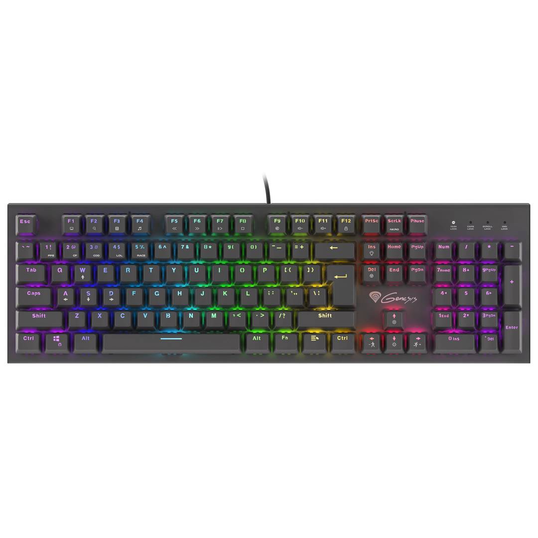 Teclado Mecánico Sharkoon SKILLER SGK60 RGB USB-C ES Switch Rojo