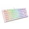 Thor 303 TKL Genesis RGB White Gaming Keyboard with Brown Mechanical Switch