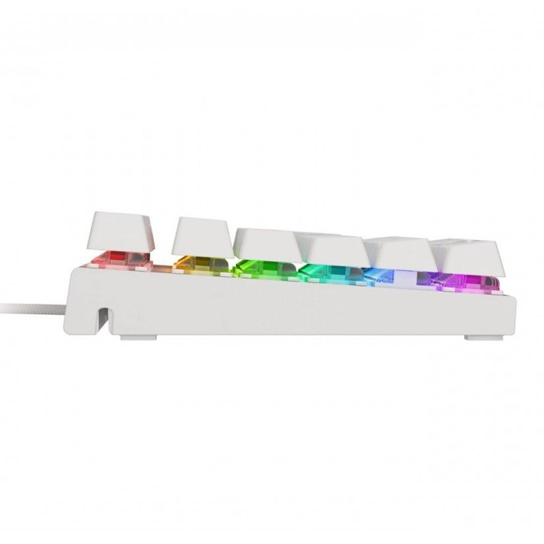 Thor 303 TKL Genesis RGB White Gaming Keyboard with Brown Mechanical Switch