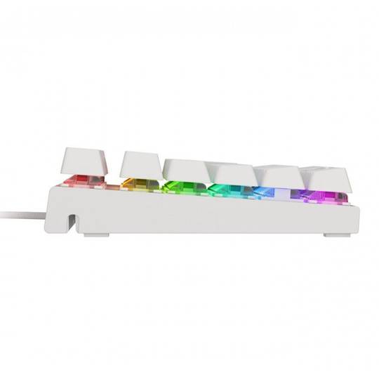 Thor 303 TKL Genesis RGB White Gaming Keyboard with Brown Mechanical Switch