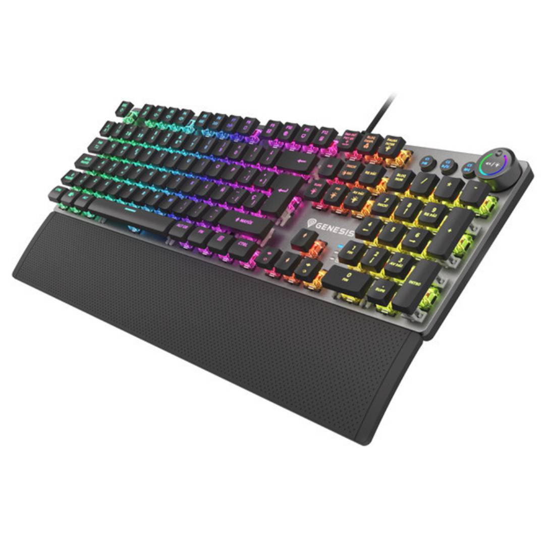 Teclado Gaming Thor 400 de Genesis RGB con interruptores rojos