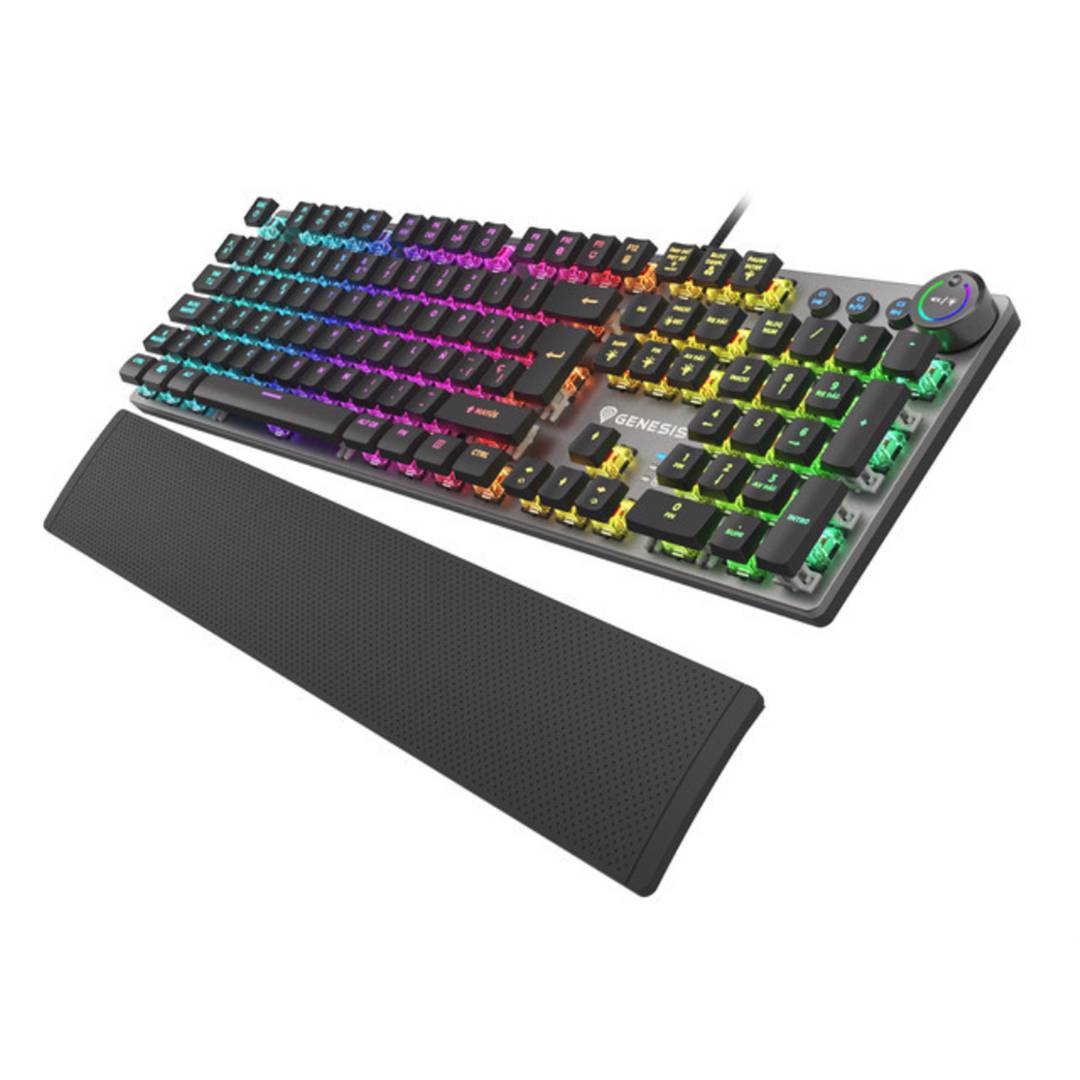 Teclado Gaming Thor 400 de Genesis RGB con interruptores rojos