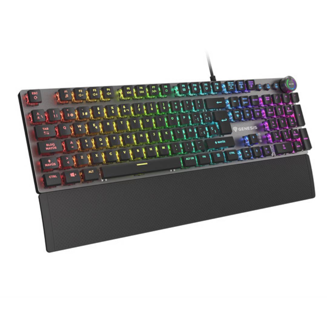 Teclado Gaming Thor 400 de Genesis RGB con interruptores rojos