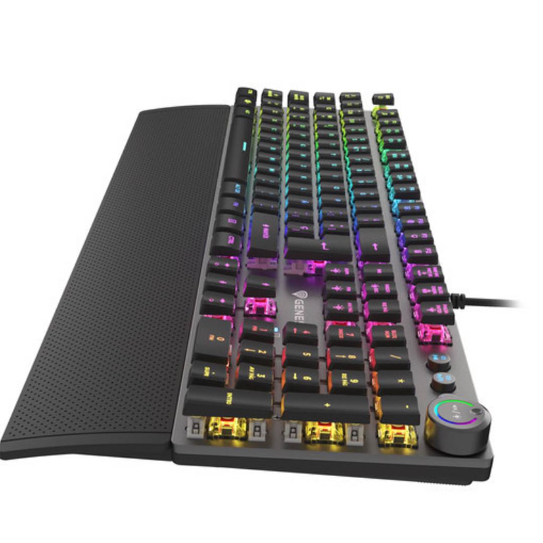 Teclado Gaming Thor 400 de Genesis RGB con interruptores rojos