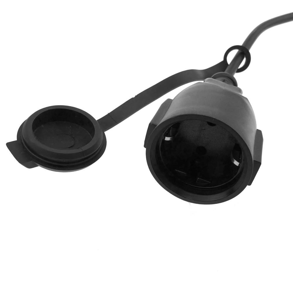 Guirnalda de 10 bombillas luces con casquillo E27 exterior IP44 cable eléctrico de 10m extensible
