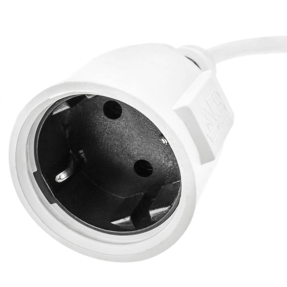 Guirnalda de 5 bombillas luces con casquillo E27 exterior IP44 cable eléctrico 5m extensible blanco