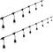 Garland for 10 bulbs for outdoor with E27 skullcap IP44 power cord 5m extensible