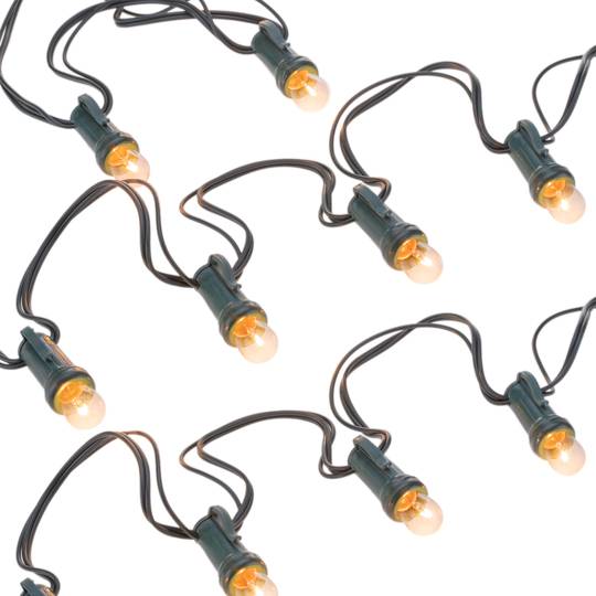 Ghirlanda di 40 luci bianche calde di 11,5 m con prolunga per interni da 240V e 120W