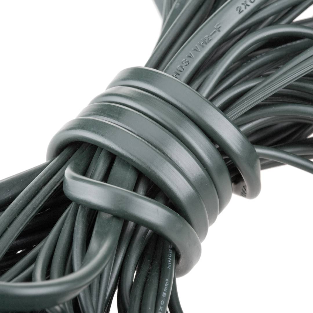 Ghirlanda di 40 luci bianche calde di 11,5 m con prolunga per interni da 240V e 120W