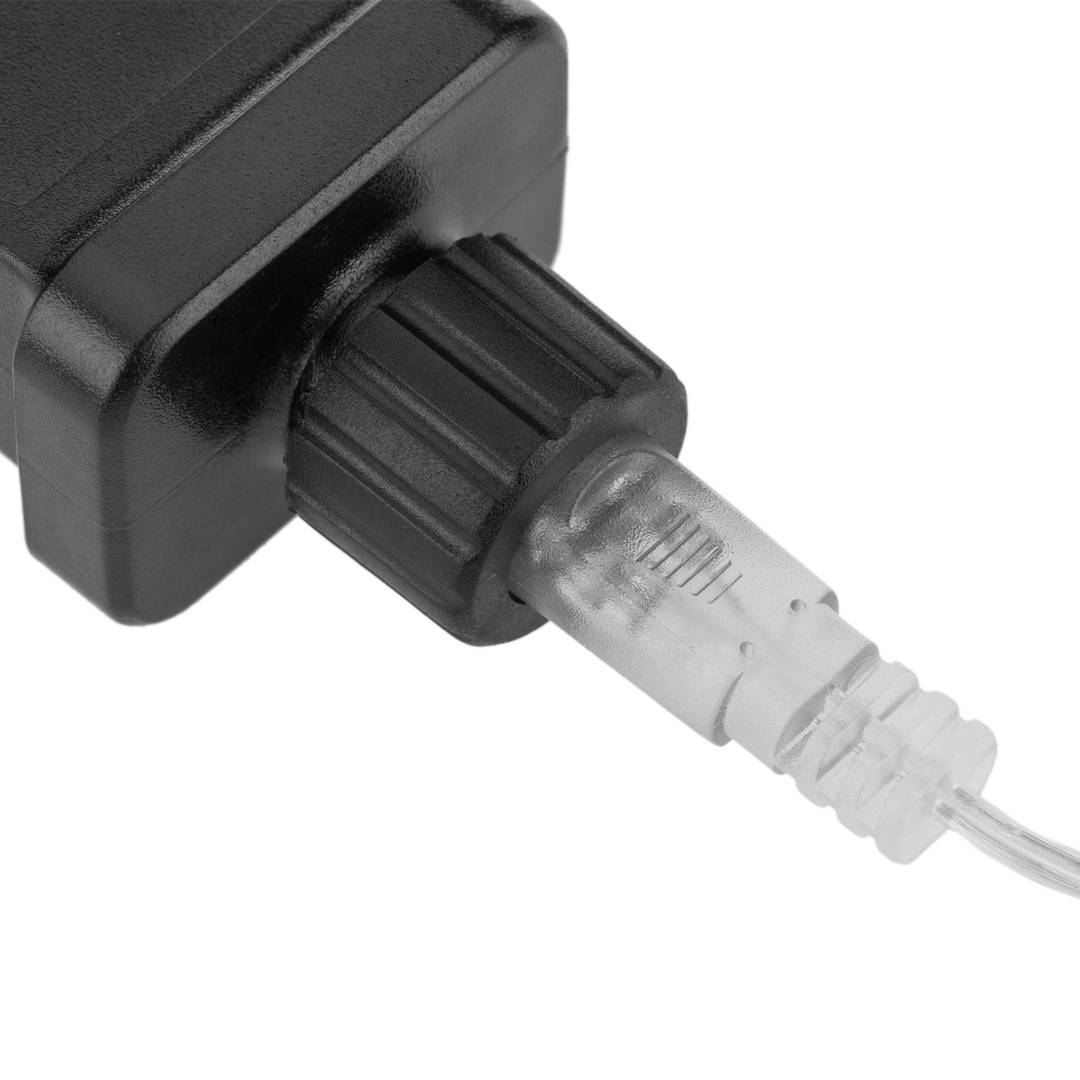 Cortina amb efecte cascada de 10 fils lluminosos LED de 2 m amb 200 LED multicolors i resistent a l'exterior