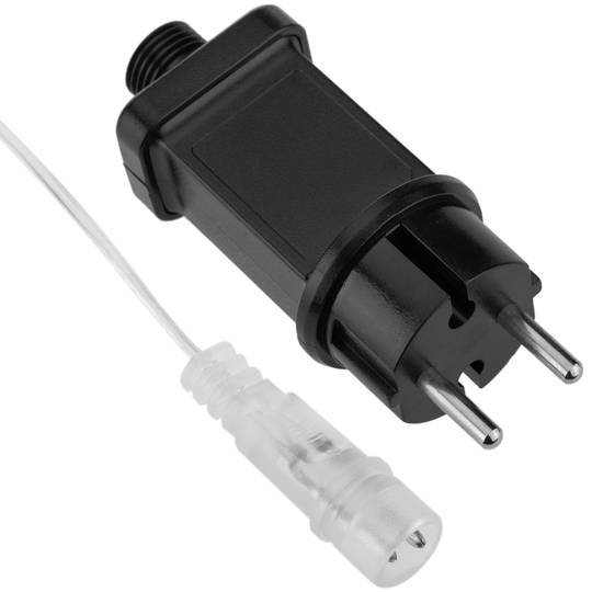 10-żyłowa kurtyna LED z efektem wodospadu 2 m z 200 diodami LED w kolorze chłodnej bieli IP44