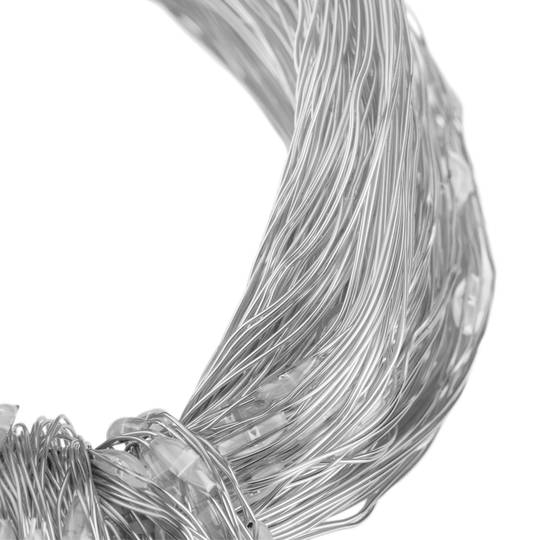 10-żyłowa kurtyna wodospadowa LED o długości 2 m z 200 różnokolorowymi diodami LED, odporna na działanie czynników zewnętrznych