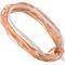 1m warm white LED micro garland with 2 lighting effects and copper mouldable cable