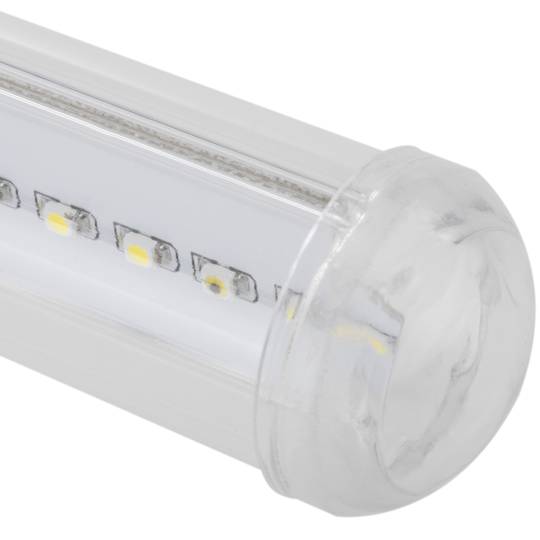 Bombilla de 64 LEDs de efecto lluvia de color blanco frío y de casquillo E27