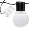 Dekorative Kranz LED 10 Lichter warmweiß Typ Ballon innerhalb Batterien 3 m