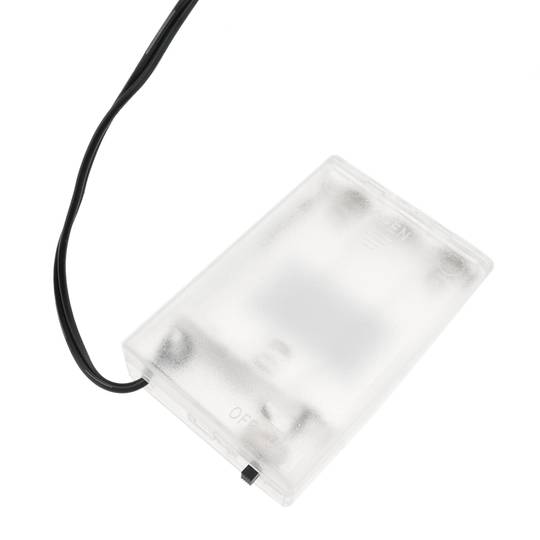 Dekorative Kranz LED 10 Lichter warmweiß Typ Ballon innerhalb Batterien 3 m