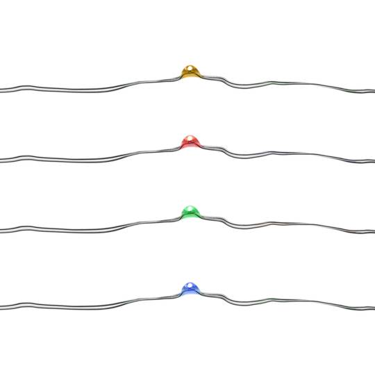 Dekorative Streifenlichter IP44 40 LED RGB Beleuchtung und 8 Funktionen 3 m Batterien