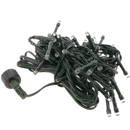 dekorativen Streifen Lichter von 50 LED Leuchten IP44 mit 2 Funktionen weissen Tag 5 m 100-240VAC
