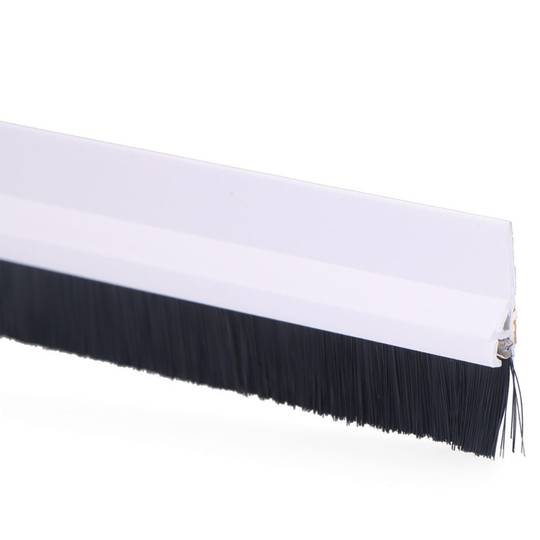 Rigid draft excluder for white door 1 m Geko