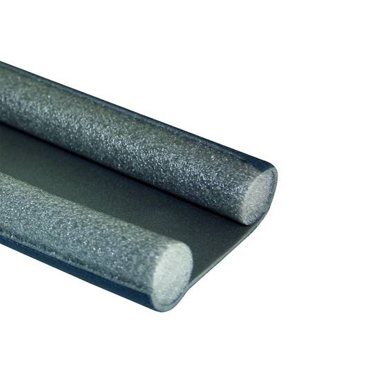Burlet doble cara per a porta de 95 x 25 mm gris Geko
