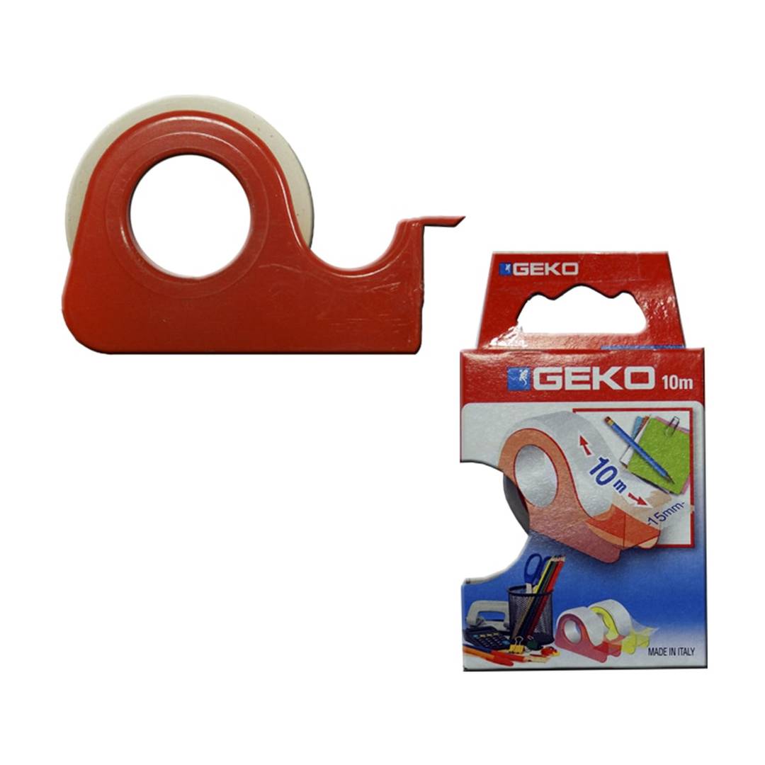 Adhesive tape with dispenser 10 m Geko