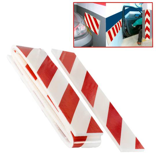Protezione dai graffi nei parcheggi per pareti, colonne e angoli 24x50 cm Geko