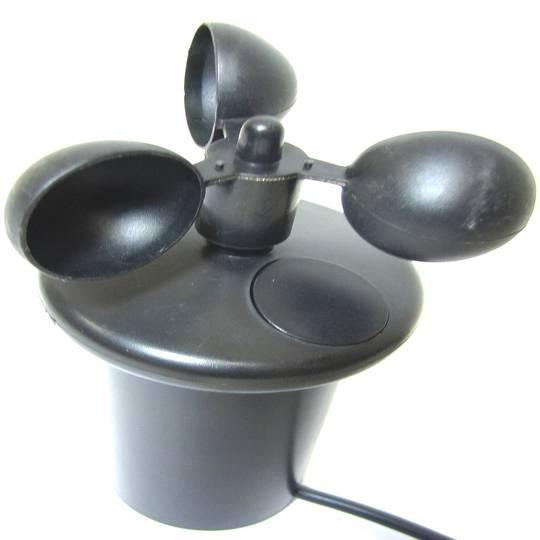 Anemómetro veleta y termómetro digital AM4836C