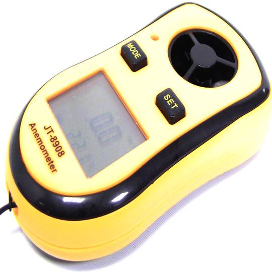 Anemometr i kompaktowy termometr cyfrowy 8908