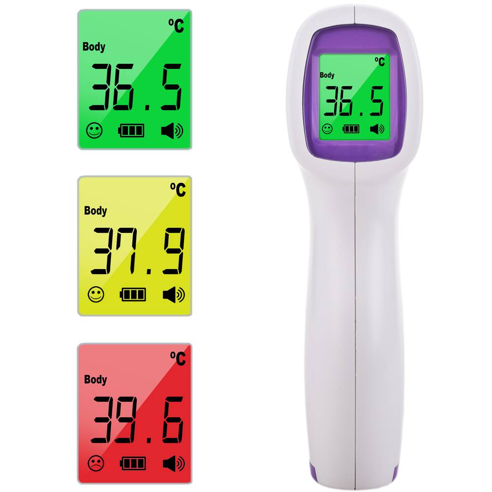 Termómetro infrarrojo multifuncional sin contacto para la medición de  temperatura corporal, superficies o ambiental. - Cablematic