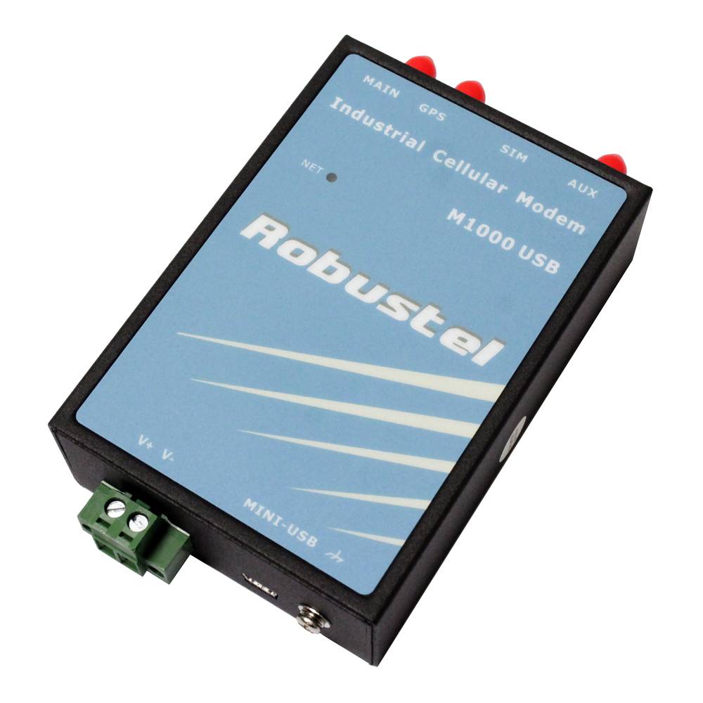 Modem 4G Robustel LTE HSPA UMTS GSM GPRS EDGE 2G 3G 4G M1000-U4L
