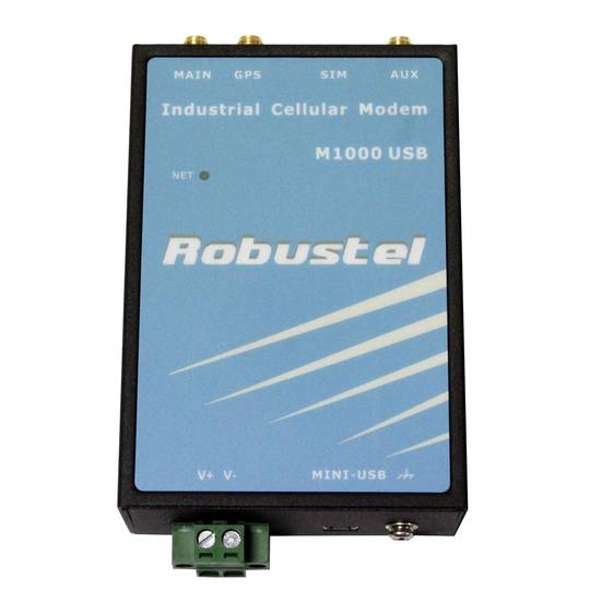 Modem 4G Robustel LTE HSPA UMTS GSM GPRS EDGE 2G 3G 4G M1000-U4L