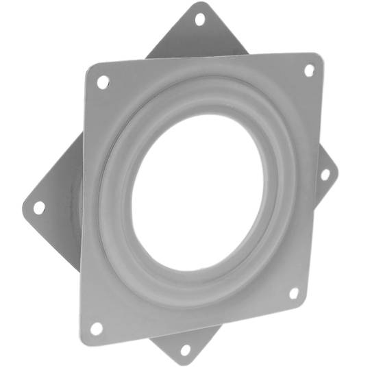 Base giratòria manual de 94x94mm i 10Kg de càrrega. Plataforma de rotació