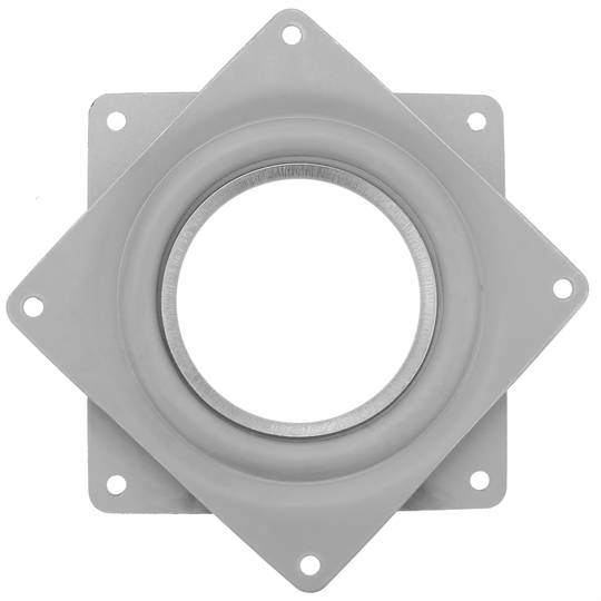 Base giratòria manual de 94x94mm i 10Kg de càrrega. Plataforma de rotació