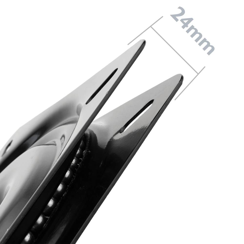 Base giratória manual 246x246mm e 150Kg de carga. Plataforma de rotação