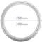 Plateau tournant manuel 35cm et 80Kg de charge. Plateforme pivotante double rotation
