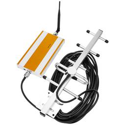 Repeater mit GSM 900MHz 80dB Verstärker mit Antennen und 5m Kabel