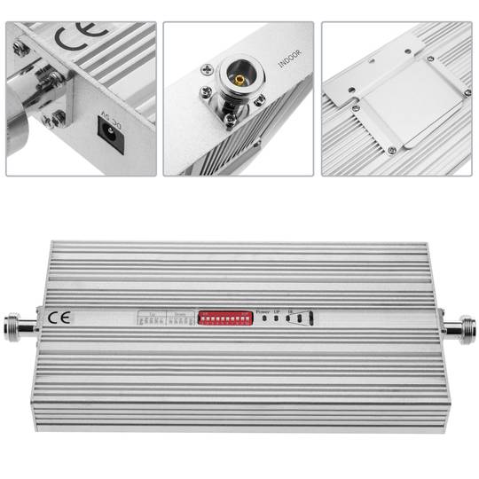 Amplifier repeater 3G 2100MHz 70dB with antennas and cables