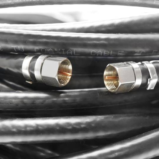 Cable coaxial RG11 F macho a F macho de 10m