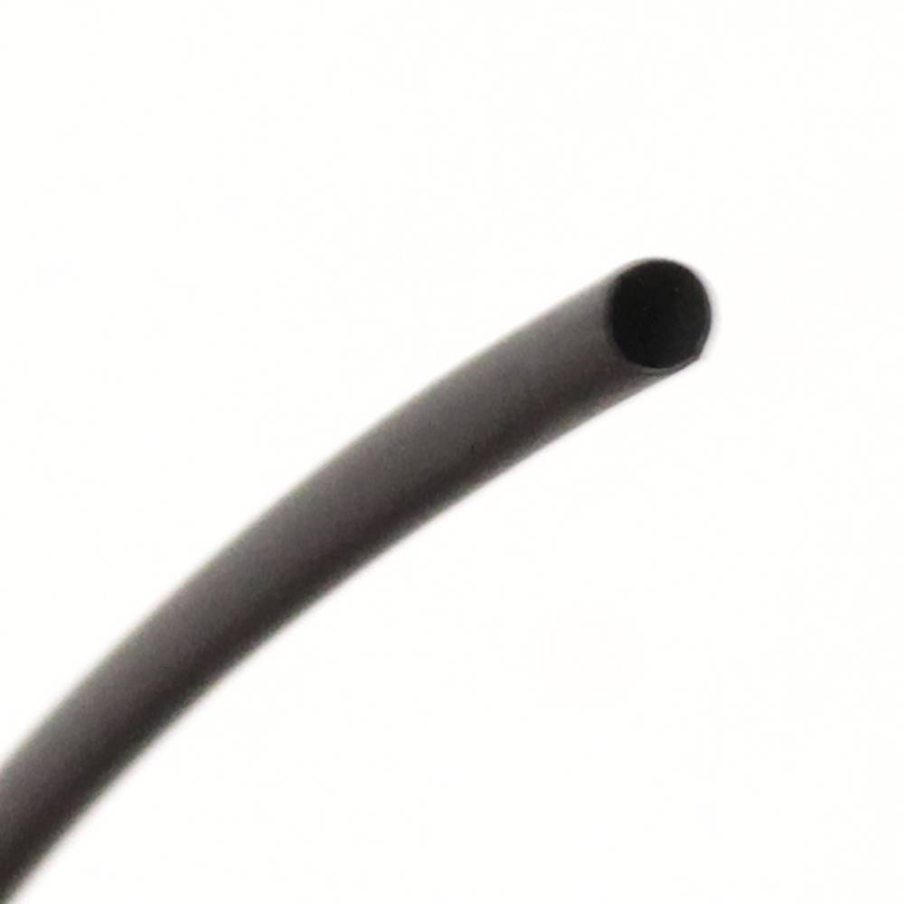 Tubo termoretráctil 2:1 LSHF negro de 2,5mm bobina 3m