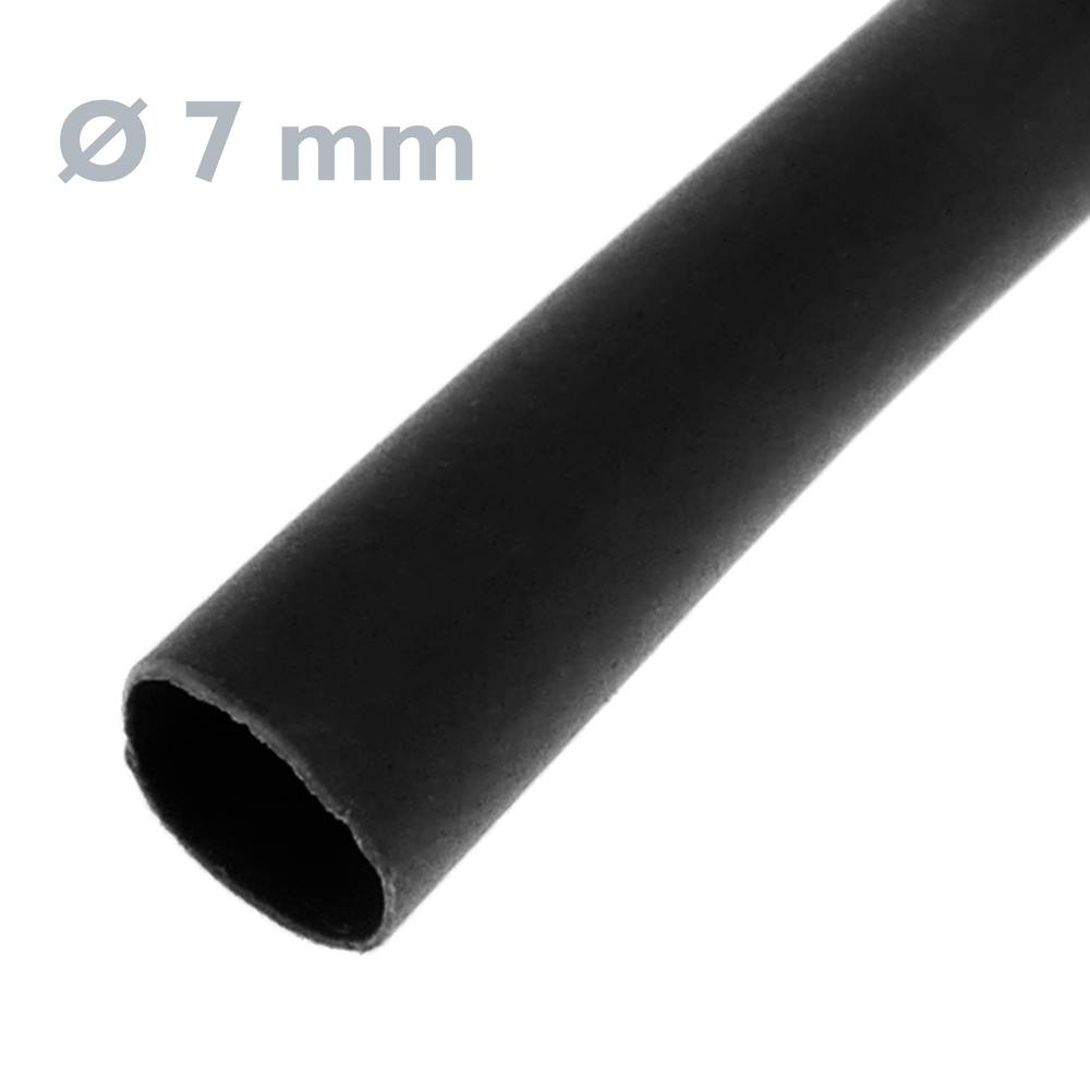 Schrumpfschlauch 2: 1 schwarze LSHF Spule 7,0 mm 3m