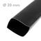 Heat shrink tubing 2: 1 black coil LSHF of 20,0mm 3m
